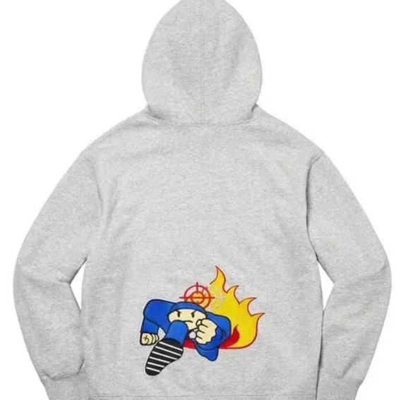 M Flower XL L Grey Duck Black 22FW Records Down S Hooded 1021
